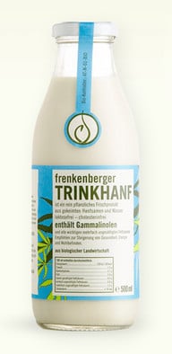 trinkhanf Hanfmilch von der österreichischen Firma Frenkenberger
