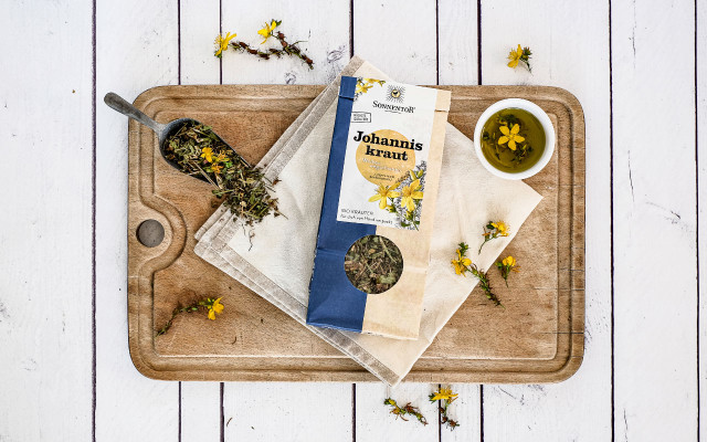 Sonnentor Johanniskraut Naturapotheke Tee Gewürze Herbst Winter