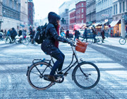 Sicher Fahrrad fahren im Winter