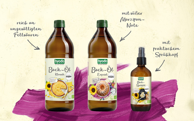Bio-Back-Öle von byodo Bio-Back-Öle von byodo