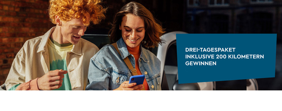 Share Now Carsharing Gewinnspiel