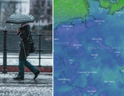 Diese Wetter-Karten informieren über Glätte, Schnee und Kälte