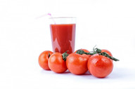 In summer, you can make aromatic vegetable juice from ripe tomatoes.
