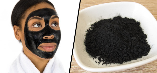 Aktivkohle Gesichtsmaske schwarze Maske