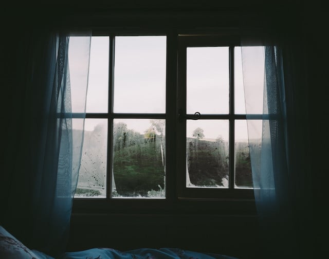 In cool temperatures, close the window at night if you are prone to drafts.