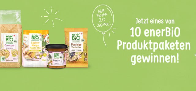 enerBiO Produktpaket gewinnen