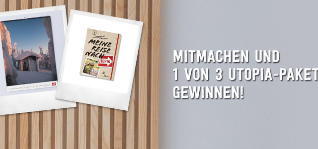Utopia Kalender und Buch gewinnen Newsletter abonnieren