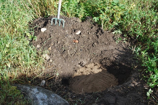 grabe-ein-loch-das-die-tiefe-der-waeschetrommel-ha-melanie-von-daake-utopia-201002_download Grabe ein Loch, das die Tiefe der Wäschetrommel hat plus zehn Zentimeter Tiefe für Sand als Drainage.