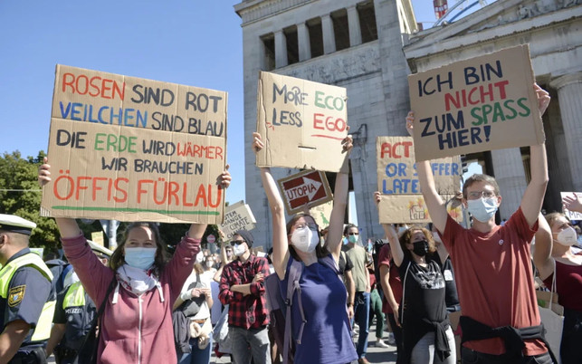 Utopia-Klimastreik Utopia beim Klimastreik