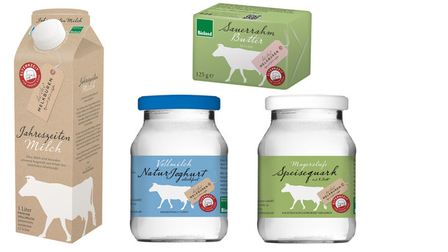 produkte-deoekomelkburen-220124-1280x720 Produkte aus muttergebundener Kälberaufzucht: Milch, Joghurt, Quark und Sauerrahmbutter von De Öko Melkburen. 2022 wird auch Creme Fraiche im Mehrwegglas auf den Markt kommen.