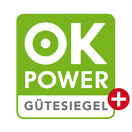 ok-power-plus Siegel Ökostrom Quadratisch ok-power-plus Siegel