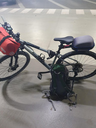 20240520_084059 Lenkertasche, Satteltäschen und Rucksack: Mit recht wenig Gepäck ging es auf Fahrradtour