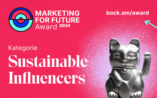 Kategorie „Sustainable Influencers” (neu)