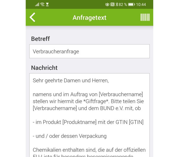 giftanfrage-per-toxfox-app-stellen-screenshot-sven-christian-schulz-200627_download In der ToxFox App kannst du einfach eine Giftanfrage stellen.