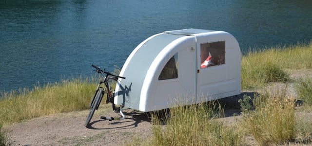 Der Wohnwagen-anhänger fürs Fahrrad, so radelst du minimalistisch in den Urlaub