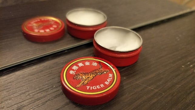 White Tiger Balm contains less menthol.