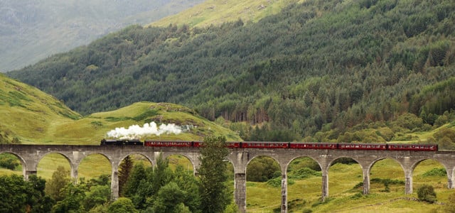 Mit dem Zug durch Schottland