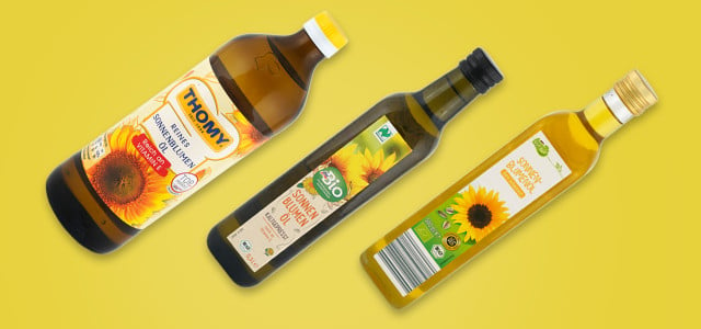 Sonnenblumenöl bei Öko-Test