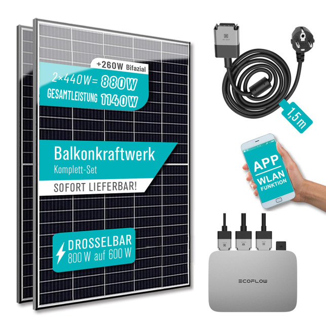 713C86PnKuL._SL1450_ Pianeta 880 W Balkonkraftwerk