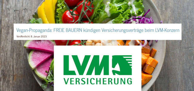 "Vegane Hetzkampagne": Freie Bauern fordern Entschuldigung von Autoversicherer LVM