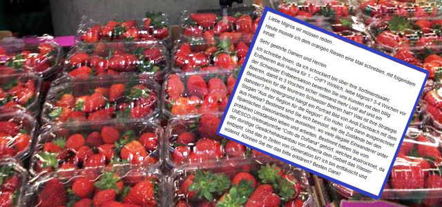 Facebook Erdbeeren Supermarkt Saison