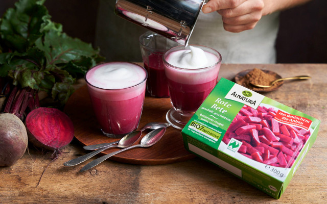 Alnatura Rezept: Rote-Bete-Latte Alnatura Rezept: Rote-Bete-Latte