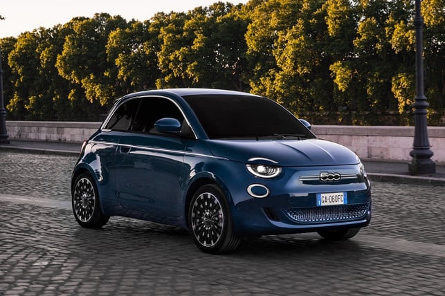 fiat-500-elektro-frontansicht Der Fiat 500 Elektro: ein Kultauto mit Elktroantrieb
