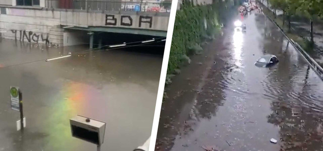 Nürnberg Wegen Gewitter: Überflutungen, Bahnstörungen und hunderte Polizeieinsätze in Süddeutschland