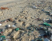 UN neue Kampagne gegen Meeresmüll, Plastikmüll am Strand