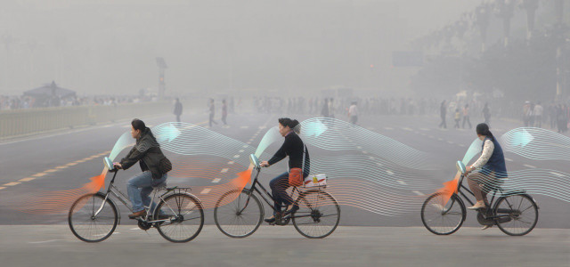 smog free bike rooseegaarde luftverschmutzung