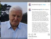 David Attenborough, Instagram