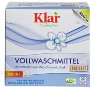 Klar Vollwaschmittel mit natürlichem Waschnuss-Extrakt Klar Vollwaschmittel mit natürlichem Waschnuss-Extrakt