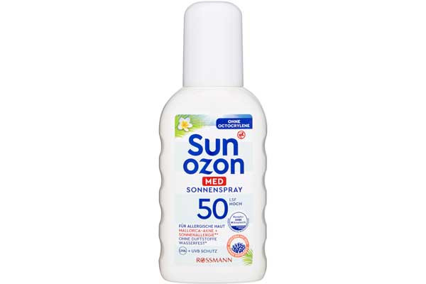 Rossmann sunozon Sonnenspray Med LSF 50