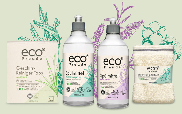 ROS_ecoFreunde_Spuelmittel_Gruppe_1280x800 (1) ökologisch spülen eco Freude ROSSMANN nachhaltig haushalt