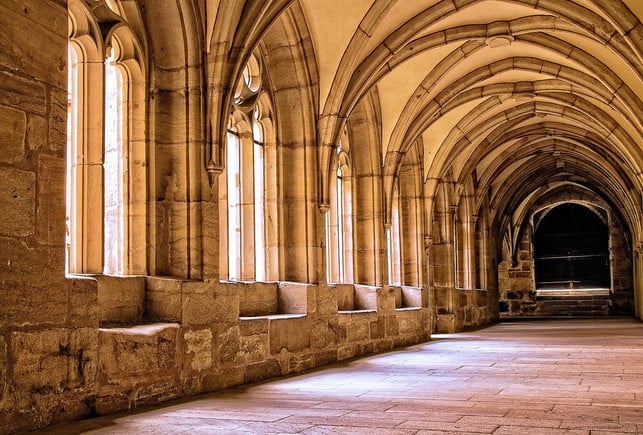 Monasteries stand for calm and seclusion. Here you can take a break.