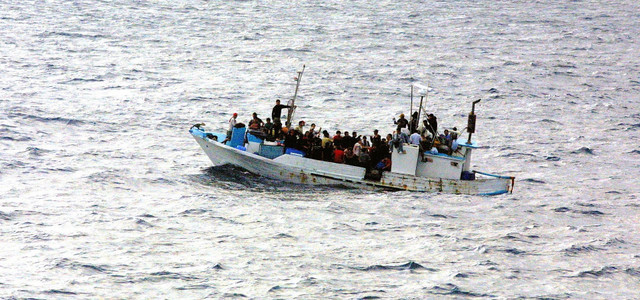 flüchtlinge geflüchtete boot