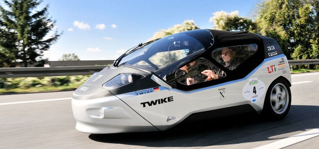 Twike 4 Elektroauto Twike 4: ein E-Bike ist das nicht mehr...