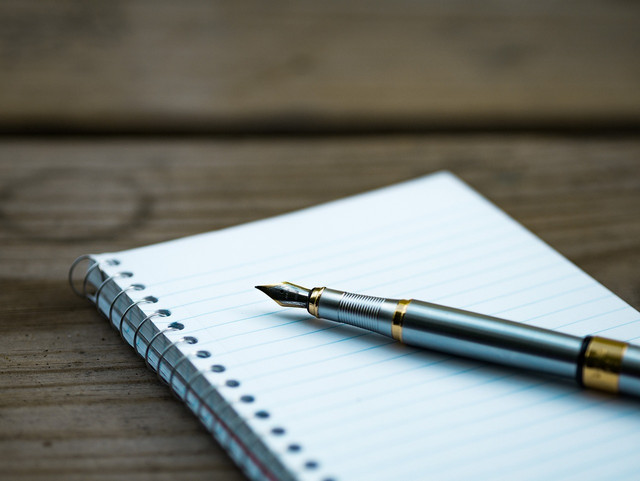Writing by hand can slow down everyday life a little