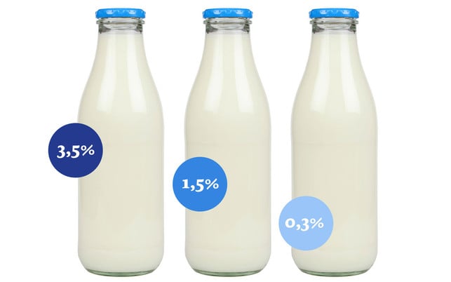 Vollmilch, fettarme oder magere Milch? Fettere Milch ist gesünder, schlank macht auch die magere nicht