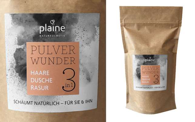 plaine shampoo duschgel pulver Das "Pulverwunder" von Plaine im Nachfüllbeutel