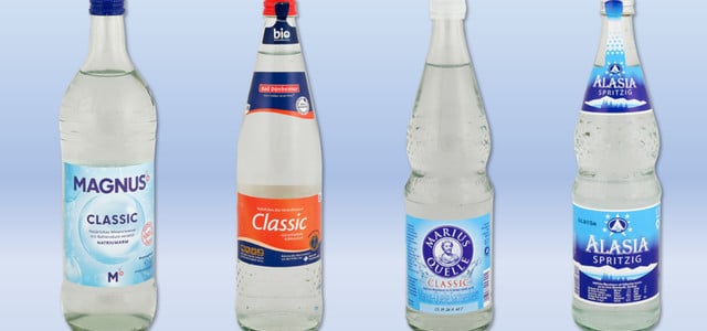 Mineralwasser bei Öko-Test: Classic-Wasser mit Schadstoffen