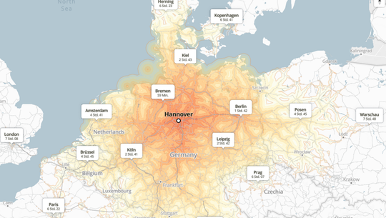 chronotrains-zeigt-dir-wie-weit-du-innerhalb-von-screenshotchronotrainscom-231201 Chronotrains zeigt dir, wie weit du innerhalb von acht Stunden mit dem Zug kommst.