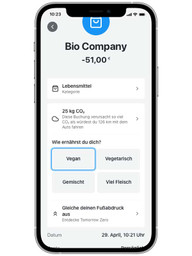 Home-2-Tomorrow-App-Screenshot-www.tomorrow.one-210512-600x800px Tomorrow Bank App CO2 Rechner