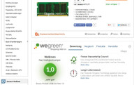 Anzeige der WeGreen-Nachhaltigkeitsampel per Firefox-Addon auf Cyberport.de WeGreen auf Cyberport.de