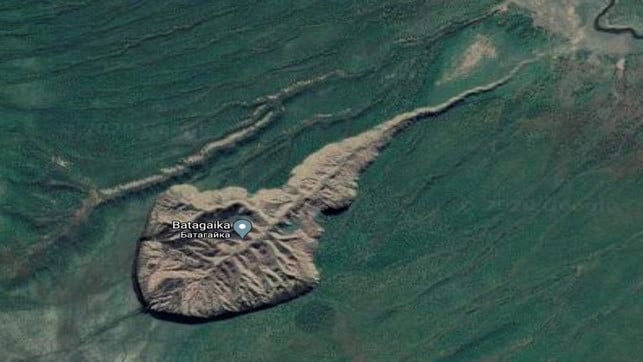 1_Batagaika-Krater Maps Permafrostpandemien