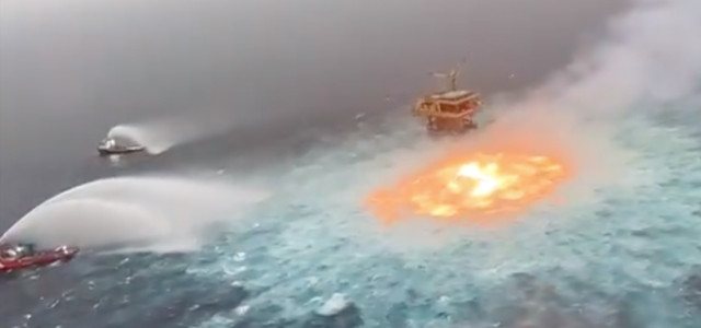 Feuerauge: Warum das Meer im Golf von Mexiko brannte