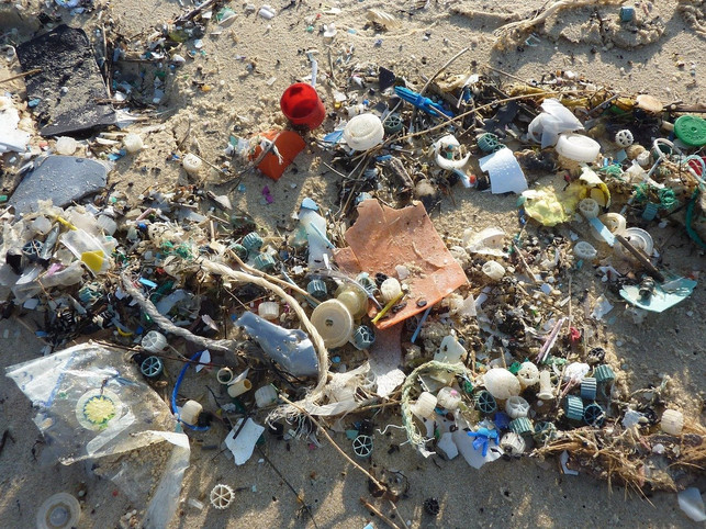 plastik-stellt-ein-enormes-umweltproblem-dar-cc0-pixabay-bilyjan-200114_download Plastikmüll, zu dem auch Produkte mit Elasten gehören, stellt ein enormes Umweltproblem dar.