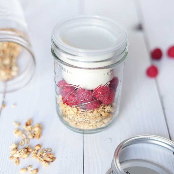 Müsli-to-go viel günstiger als aus dem Supermarkt: im eigenen Becher!