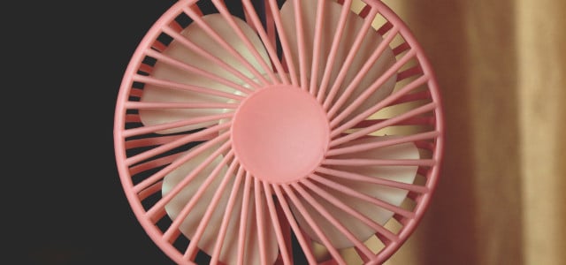 Ventilator bei Hitze