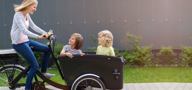 Lastenfahrräder: Praktisch für den Transport von Kind & Kegel